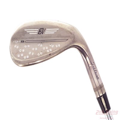 Titleist Vokey SM9 Brushed Steel Wedge Lob LW 58° 10 Deg Bounce S Grind True Temper Dynamic Gold Spinner Tour Issue Steel Wedge Flex Right Handed 35.0in