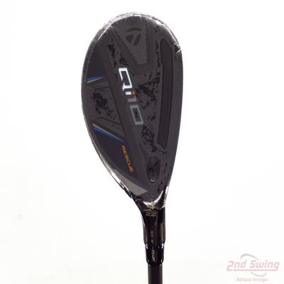 Mint TaylorMade Qi10 Hybrid 4 Hybrid 22° Mitsubishi Tensei 1K Black 85HY Graphite Stiff Right Handed 40.5in