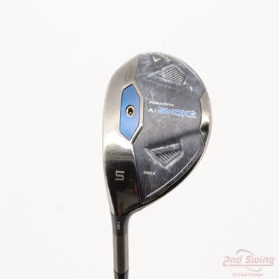 Callaway Paradym Ai Smoke Max Fairway Wood 5 Wood 5W 18° Mitsubishi Tensei AV-XLINK Blue 75 Graphite Stiff Left Handed 42.75in
