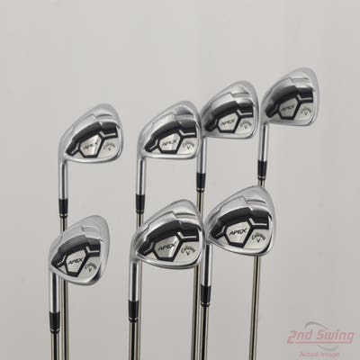 Callaway Apex CF16 Iron Set 5-PW AW UST Mamiya Recoil 760 ES Graphite Regular Left Handed STD