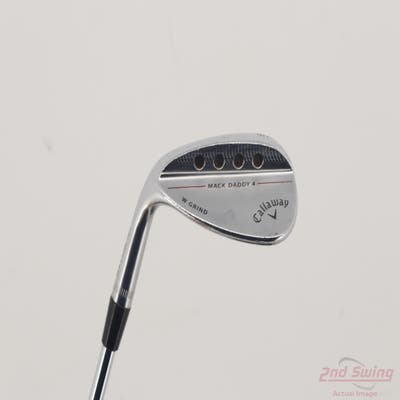 Callaway Mack Daddy 4 Chrome Wedge Lob LW 60° 12 Deg Bounce W Grind KBS Tour 110 Steel Stiff Left Handed 34.5in