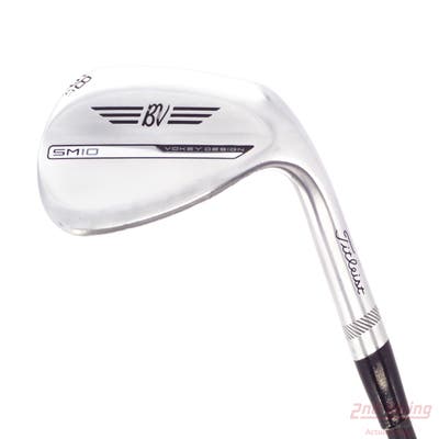 Titleist Vokey SM10 Tour Chrome Wedge Lob LW 58° 4 Deg Bounce T Grind LA Golf A Series High 65 Graphite Regular Right Handed 35.25in