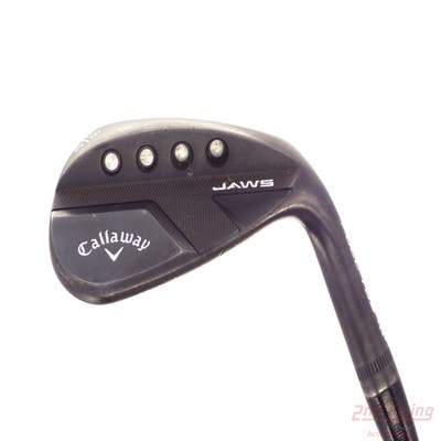 Callaway Jaws Full Toe Raw Black Wedge Lob LW 58° 10 Deg Bounce Aerotech SteelFiber i95 Private Reserve Graphite Stiff Right Handed 35.5in