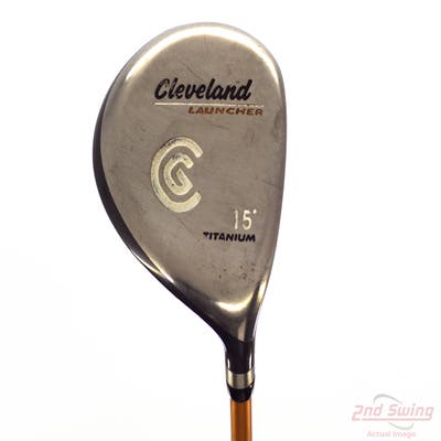 Cleveland Launcher Fairway Wood 3 Wood 3W 15° Fujikura Launcher Gold Graphite Stiff Right Handed 43.75in