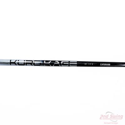 Used W/ TaylorMade RH Adapter Mitsubishi Golf Kuro Kage Silver Dual Core TiNi 60g Fairway Shaft Regular 42.0in