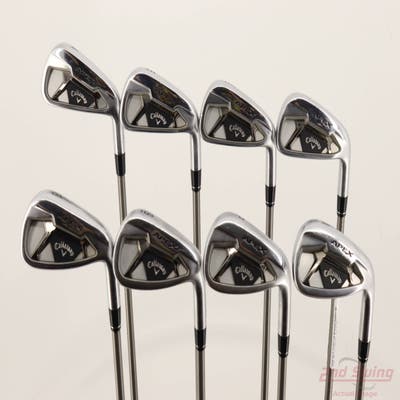 Callaway Apex 21 Iron Set 4-PW AW Aerotech SteelFiber fc90 Graphite Stiff Right Handed STD