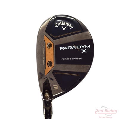 Callaway Paradym X Fairway Wood 3 Wood 3W 15° Project X HZRDUS Silver Gen4 60 Graphite Regular Left Handed 43.25in
