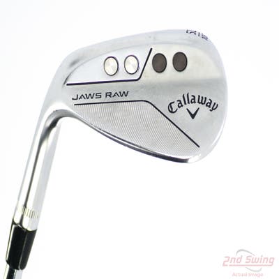 Callaway Jaws Raw Chrome Wedge Gap GW 52° 10 Deg Bounce S Grind True Temper Dynamic Gold Spinner Tour Issue Steel Wedge Flex Left Handed 35.5in