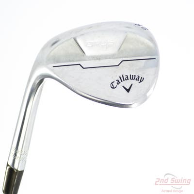 Callaway Opus Brushed Chrome Wedge Lob LW 58° 10 Deg Bounce S Grind True Temper Dynamic Gold Mid 115 Wedge Steel Wedge Flex Left Handed 35.25in