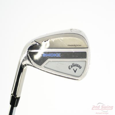 Mint Callaway Paradym Ai Smoke Single Iron 7 Iron True Temper Elevate MPH 95 Steel Regular Left Handed 37.25in