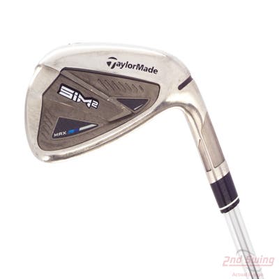TaylorMade SIM2 MAX Wedge Gap GW FST KBS MAX 85 MT Steel Regular Right Handed 35.25in