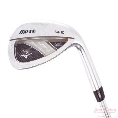 Mizuno JPX Satin Chrome Wedge Sand SW 54° 10 Deg Bounce Stock Steel Shaft Steel Wedge Flex Right Handed 35.5in