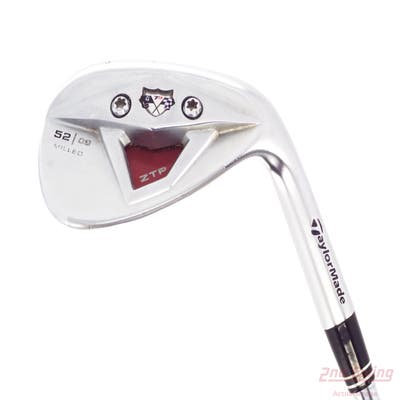 TaylorMade Rac Z Groove TP Black Wedge Gap GW 52° 9 Deg Bounce FST KBS Hi-Rev Steel Wedge Flex Right Handed 35.5in