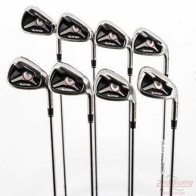 TaylorMade 2009 Burner Iron Set 4-PW AW Stock Steel Shaft Steel Regular Right Handed STD
