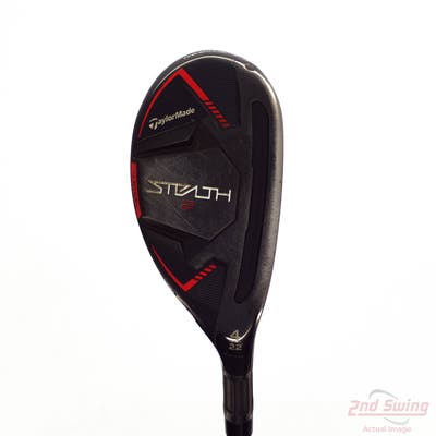 TaylorMade Stealth 2 Rescue Hybrid 4 Hybrid 22° Project X HZRDUS Smoke Red RDX 70 Graphite Regular Right Handed 40.5in