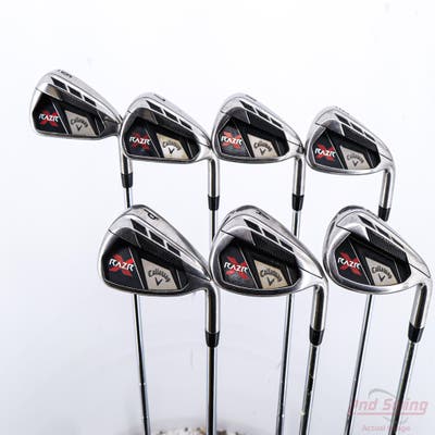 Callaway Razr Edge Iron Set 6-PW AW SW Callaway Razr X Iron Steel Uniflex Right Handed STD