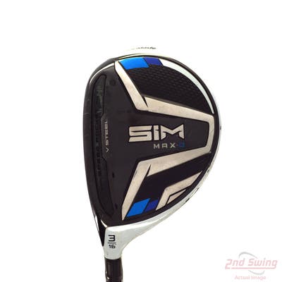 TaylorMade SIM MAX-D Fairway Wood 3 Wood 3W 16° UST Mamiya Helium 5 Graphite Regular Left Handed 43.25in