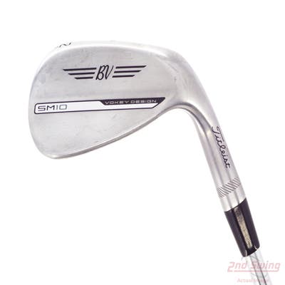 Titleist Vokey SM10 Tour Chrome Wedge Gap GW 52° 8 Deg Bounce F Grind True Temper Dynamic Gold 105 Steel Wedge Flex Right Handed 35.75in