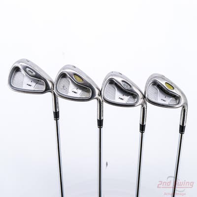 TaylorMade Rac OS 2005 Iron Set 7-PW TM T-Step 90 Steel Regular Right Handed STD