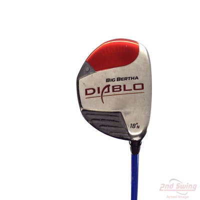 Callaway Big Bertha Diablo Fairway Wood 5 Wood 5W 18° Adams Grafalloy ProLaunch Blue Graphite Regular Right Handed 43.0in
