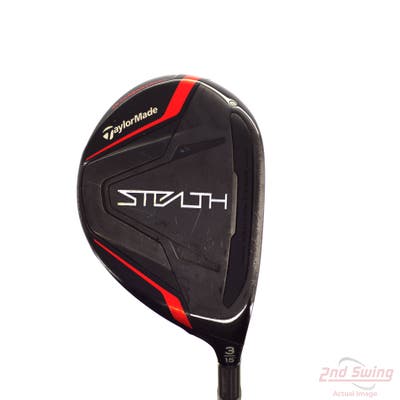 TaylorMade Stealth Fairway Wood 3 Wood 3W 15° TM Fujikura Ventus Red 6 Graphite Stiff Right Handed 43.25in