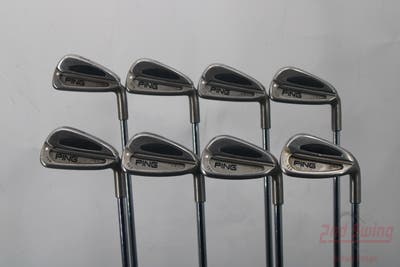 Ping S59 Iron Set 3-PW TM Royal Precision Rifle Steel Steel Stiff Right Handed White Dot 38.25in