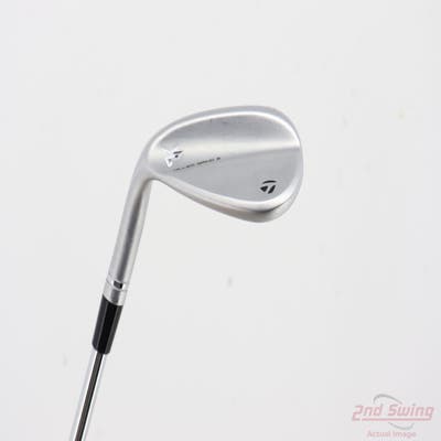 TaylorMade Milled Grind 3 Raw Chrome Wedge Lob LW 58° 11 Deg Bounce SB Project X 6.5 Steel X-Stiff Left Handed 35.5in