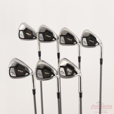 Callaway Rogue ST Max OS Iron Set 5-PW AW Aldila Synergy Blue 60 Graphite Stiff Right Handed +1/2"