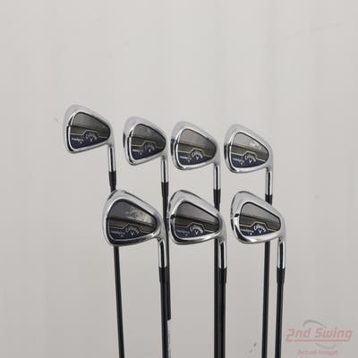 Callaway Paradym X Iron Set 6-PW AW GW Mitsubishi MMT 85 Graphite Regular Right Handed +1"