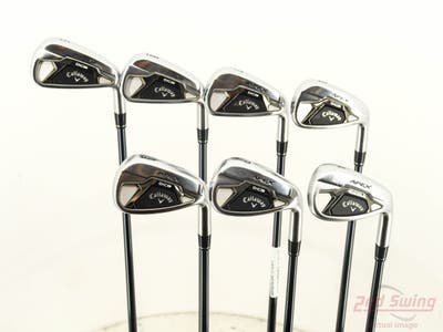 Callaway Apex DCB 21 Iron Set 5-GW UST Mamiya Recoil 75 Dart Graphite Regular Right Handed -1/4"