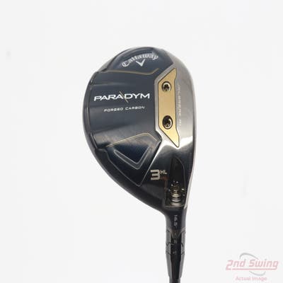 Callaway Paradym Fairway Wood 3 Wood HL 16.5° Aldila Rogue Black 130 MSI 80 Graphite Tour X-Stiff Right Handed 43.5in