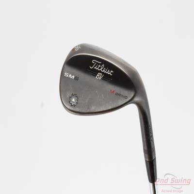 Titleist Vokey SM6 Jet Black Wedge Sand SW 56° 8 Deg Bounce M Grind SM6 BV Steel Wedge Flex Right Handed 35.25in