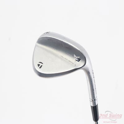 TaylorMade Milled Grind 3 Raw Chrome Wedge Sand SW 56.5° 14 Deg Bounce HB True Temper Dynamic Gold Tour Issue S400 Steel Stiff Right Handed 35.0in