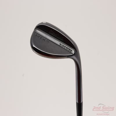 Cleveland RTX 6 ZipCore Black Satin Wedge Lob LW 58° 6 Deg Bounce Low True Temper Dynamic Gold Tour Issue S400 Steel Stiff Right Handed 35.5in