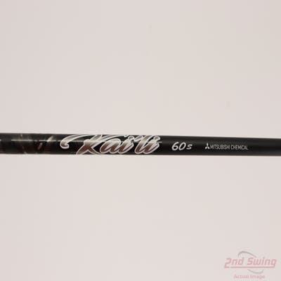 Used W/ TaylorMade RH Adapter Mitsubishi Golf Kai'li White DarkWave 60g Driver Shaft Stiff 44.25in