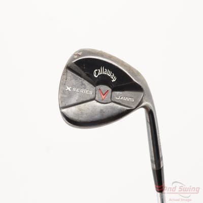 Callaway X Series Jaws Black Wedge Sand SW 54° 16 Deg Bounce Stock Steel Shaft Steel Wedge Flex Right Handed 35.0in