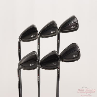 Ping G710 Iron Set 6-PW GW ALTA Distanza Black 40 Graphite Senior Left Handed Red dot STD