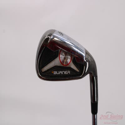 TaylorMade 2009 Burner Single Iron 6 Iron Stock Steel Shaft Steel Regular Right Handed 37.5in