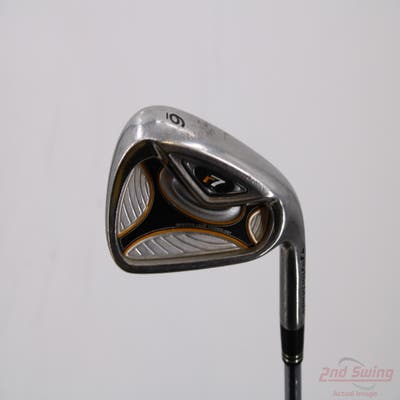 TaylorMade R7 Single Iron 6 Iron TM T-Step 90 Steel Stiff Right Handed 37.75in