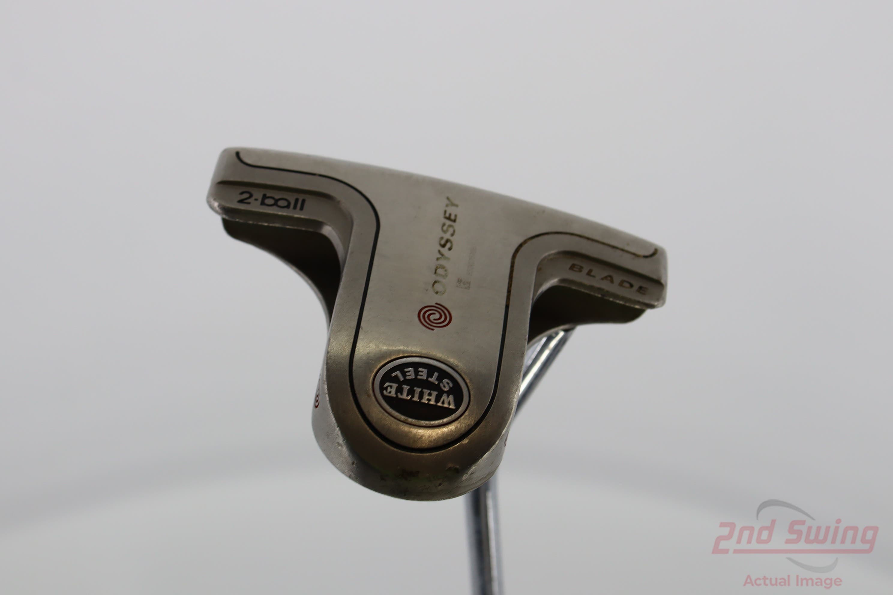 Odyssey White Steel 2-Ball Blade Putter | 2nd Swing Golf Odyssey White Steel 2-Ball Blade Putter | 2nd Swing Golf