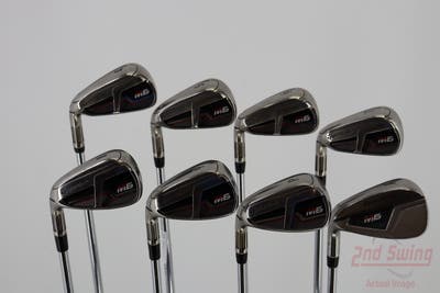 TaylorMade M6 Iron Set 4-PW AW Nippon NS Pro Modus 3 Tour 120 Steel Stiff Left Handed 37.75in