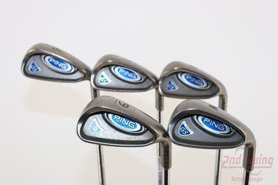 Ping G5 Iron Set 6-PW Stock Steel Shaft Steel Stiff Right Handed Black Dot 37.0in