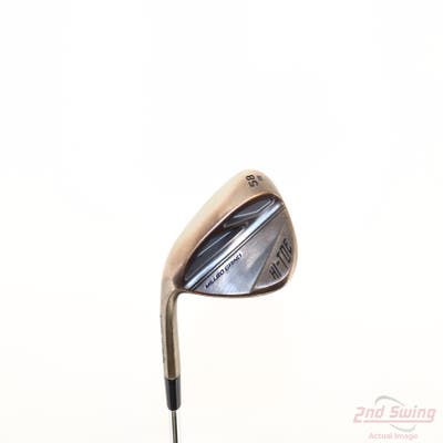 TaylorMade Milled Grind HI-TOE 3 Copper Wedge Lob LW 58° 10 Deg Bounce Stock Steel Shaft Steel Wedge Flex Left Handed 35.5in
