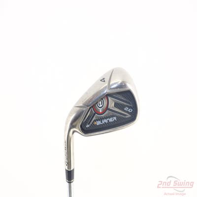 TaylorMade Burner 2.0 Single Iron 4 Iron Stock Steel Shaft Steel Regular Left Handed 39.75in