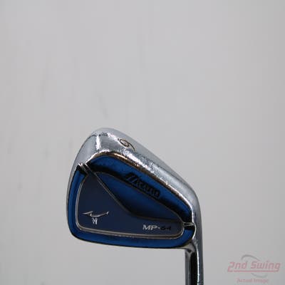 Mizuno MP-64 Single Iron 6 Iron Stock Steel Stiff Right Handed 37.5in