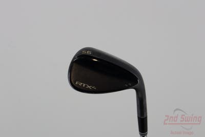 Cleveland RTX 4 Black Satin Wedge Sand SW 56° 10 Deg Bounce Dynamic Gold AMT S400 Steel Stiff Right Handed 35.5in