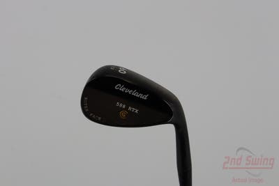 Cleveland 588 RTX 2.0 Black Satin Wedge Lob LW 60° 12 Deg Bounce Cleveland ROTEX Wedge Steel Wedge Flex Right Handed