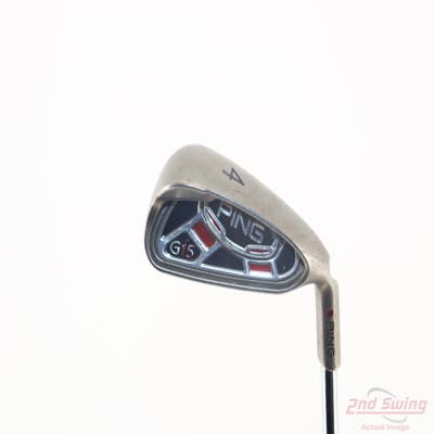 Ping G15 Single Iron 4 Iron Ping AWT Steel Stiff Right Handed Maroon Dot 40.0in