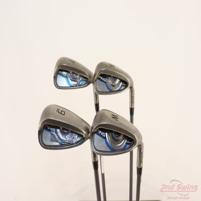 Ping Gmax Iron Set 7-PW Ping CFS Graphite Graphite Senior Right Handed Yellow Dot -1/4"