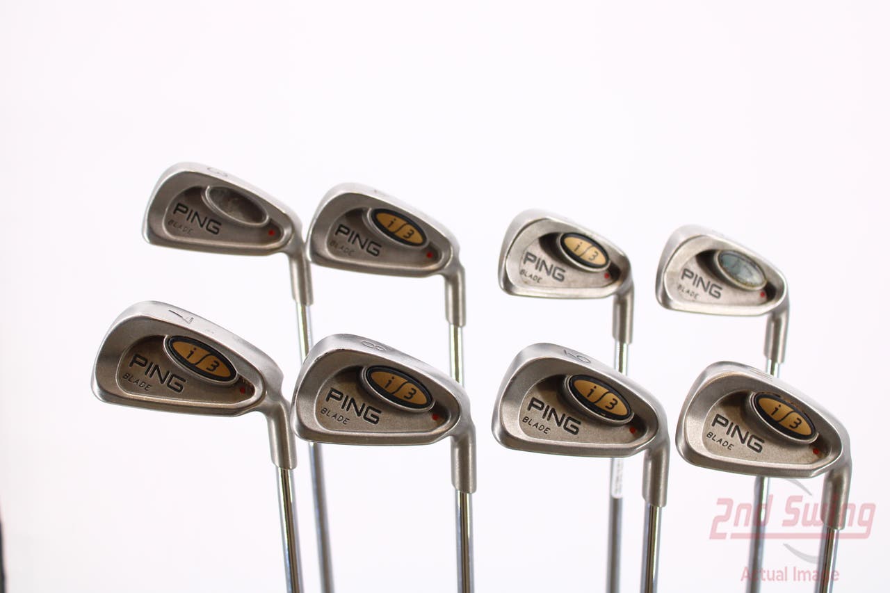 Ping i3 Blade Iron Set 3-GW Stock Steel Shaft Steel Stiff Right Handed Red dot 38.0in